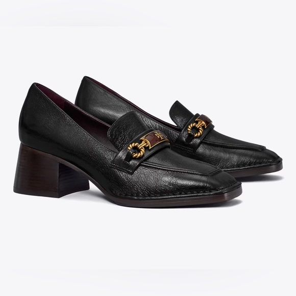 Tory Burch Perrine Heel Loafers - Picture 1 of 10
